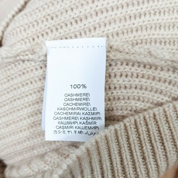 BRUNELLO CUCINELLI Beige Cashmere Beaded Dolman Sweater NWT XS - Picture 7 of 10